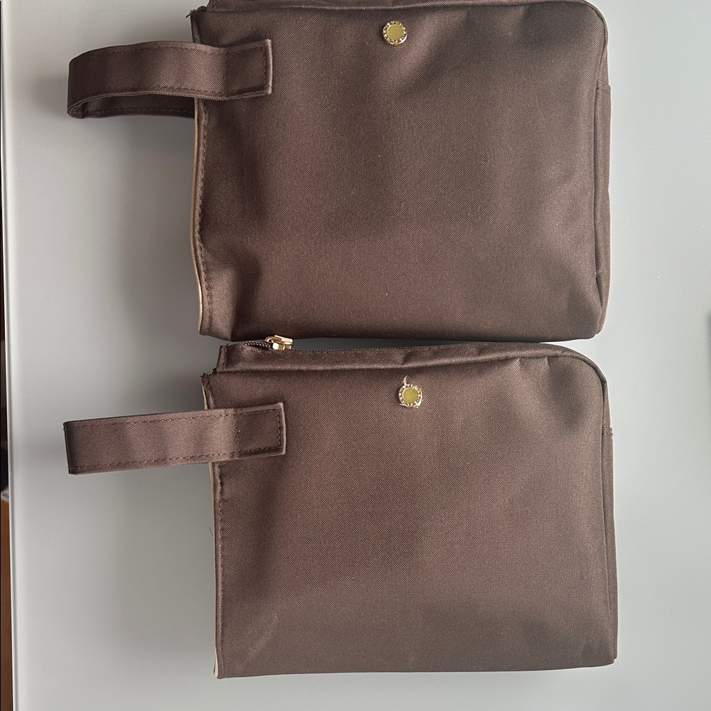 BVLGARI Brown Men's Travel Bag Set.   BRAND NEW